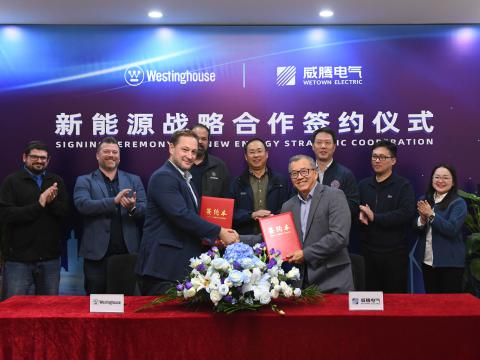 J9集团电气与西屋电气正式达玉成球新能源战术合作